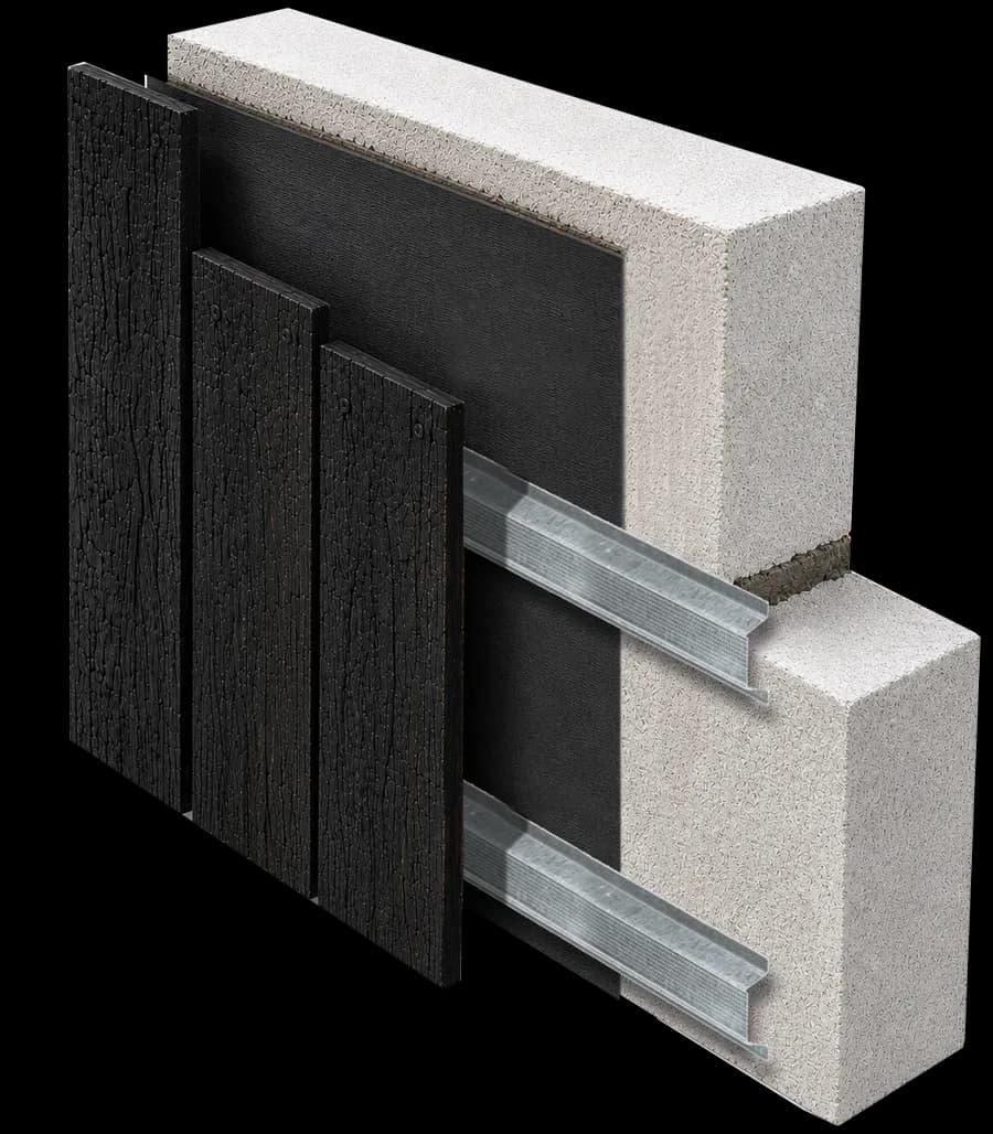 Detalle constructivo: muros retak con fachada ventilada